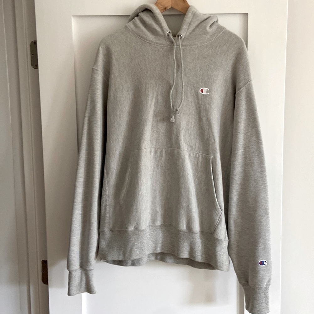 Champion reverse weave hoodie - grey